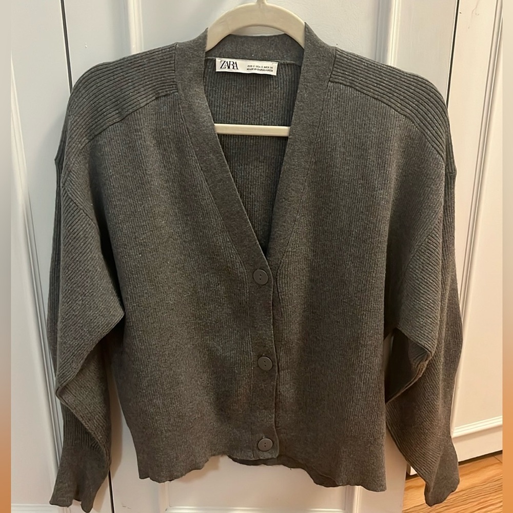 Zara cropped cardigan